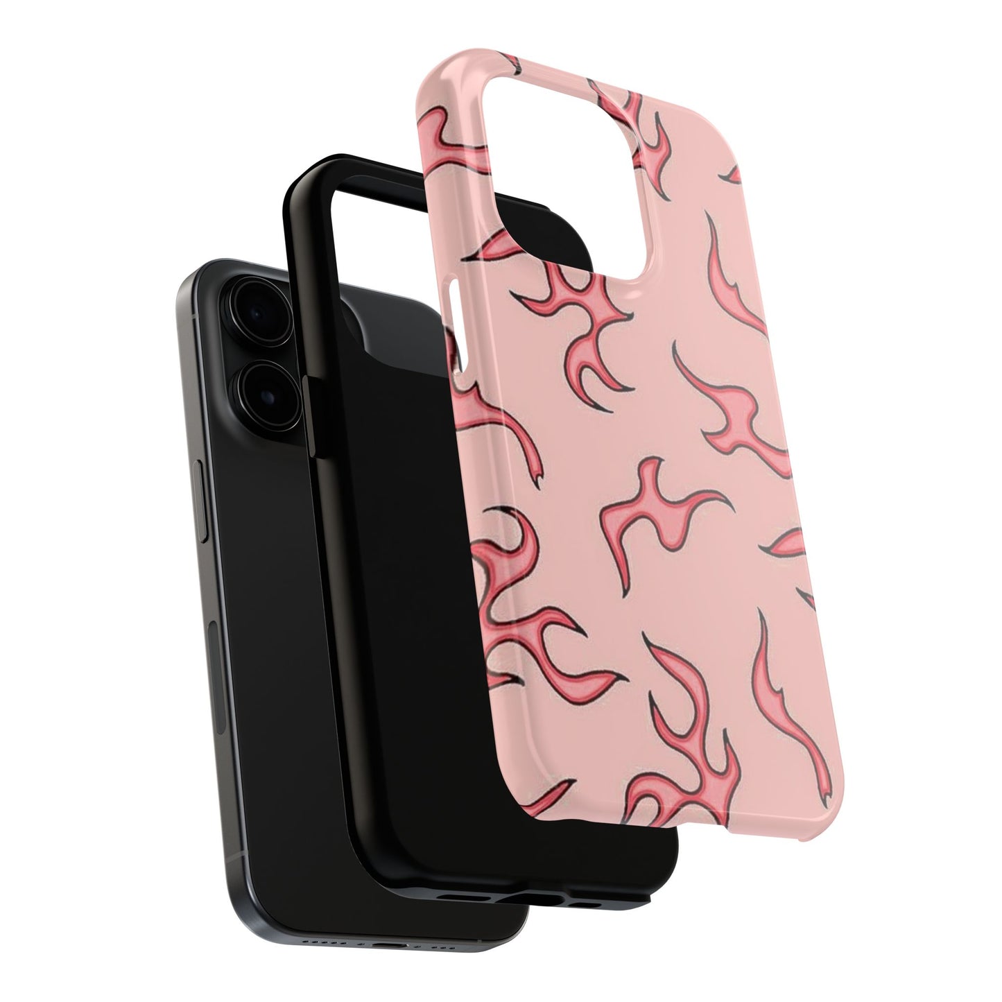 Stylish Flame Tough Phone Case