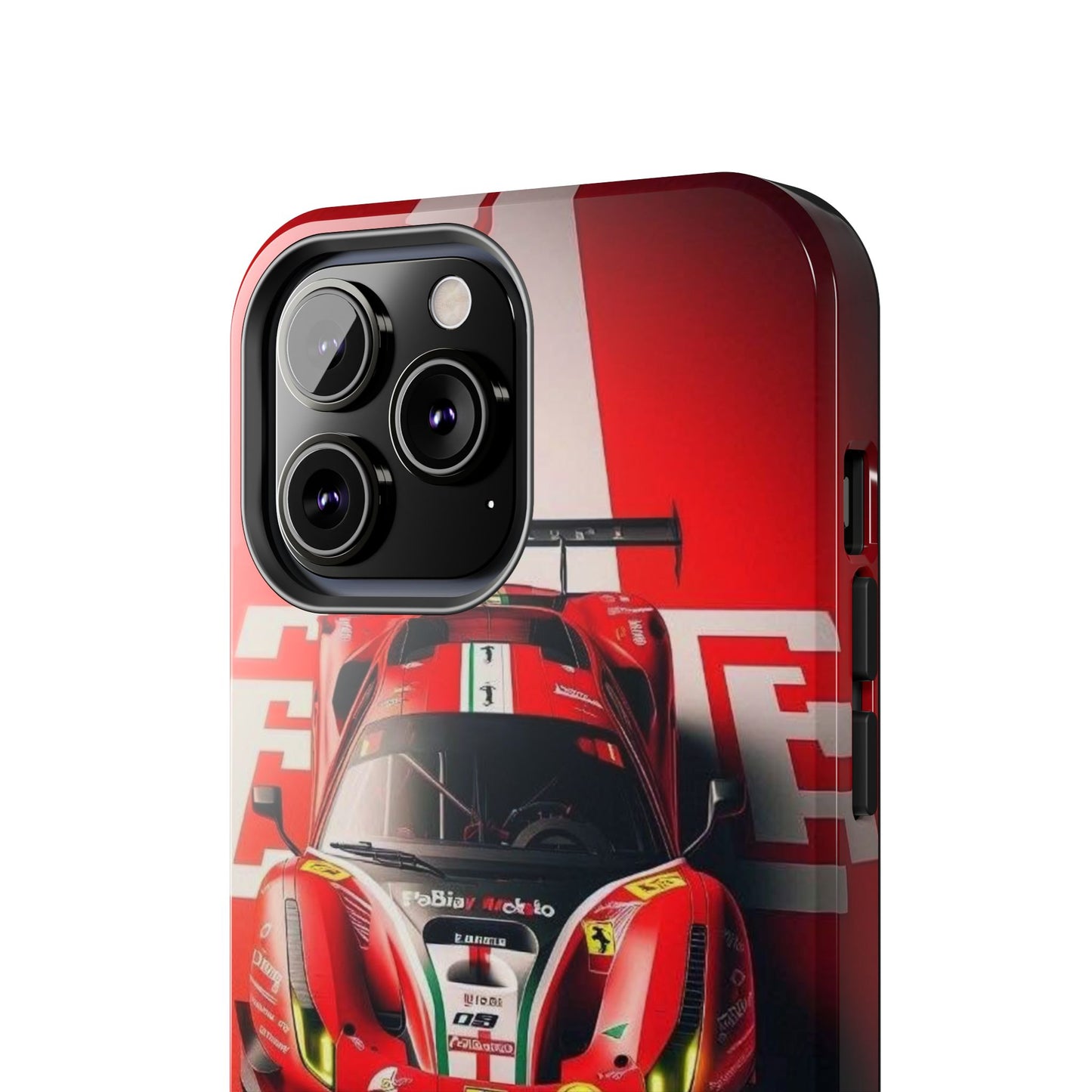 Red Ferrari tough phone case