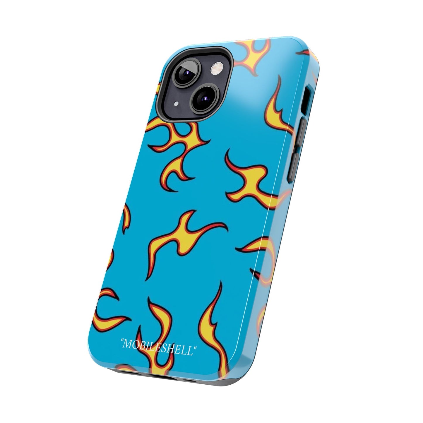 Blue Flame tough phone case