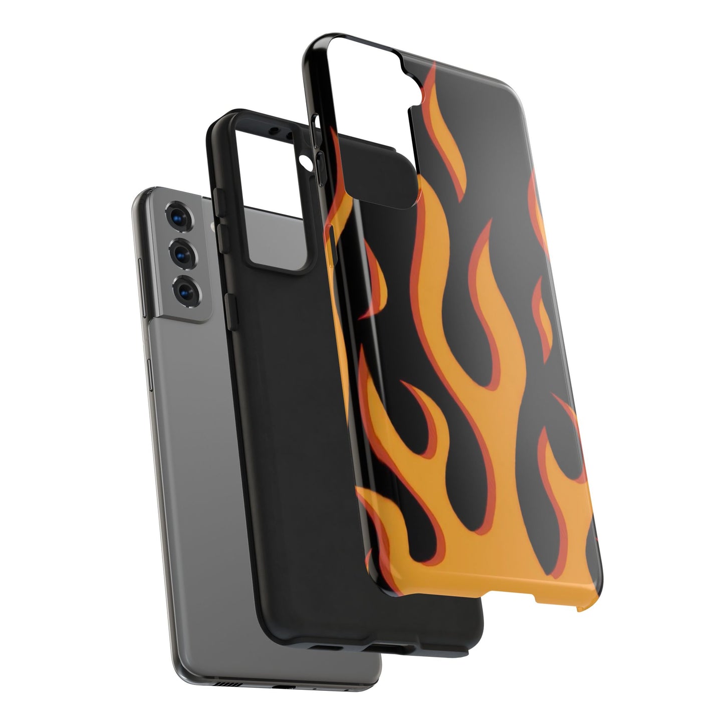 Flame Design Tough Phone Case