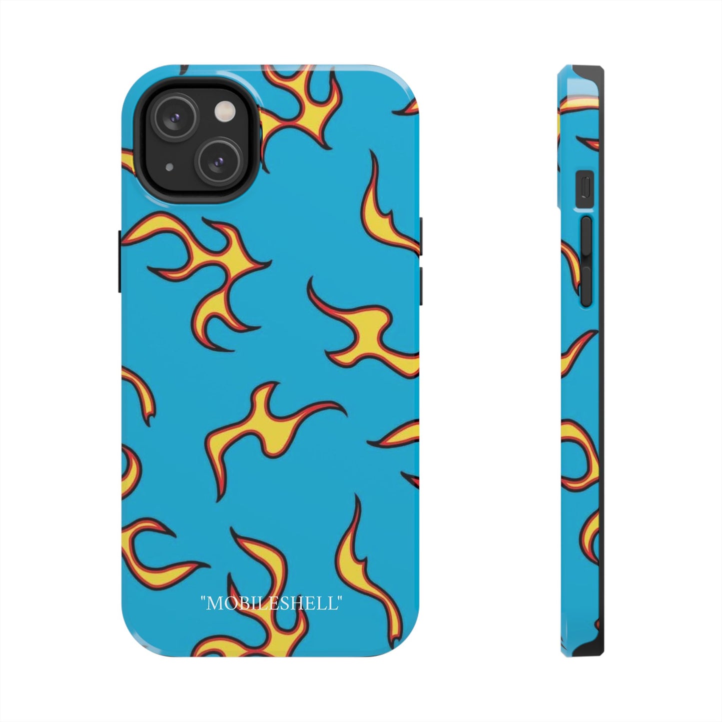 Blue Flame tough phone case