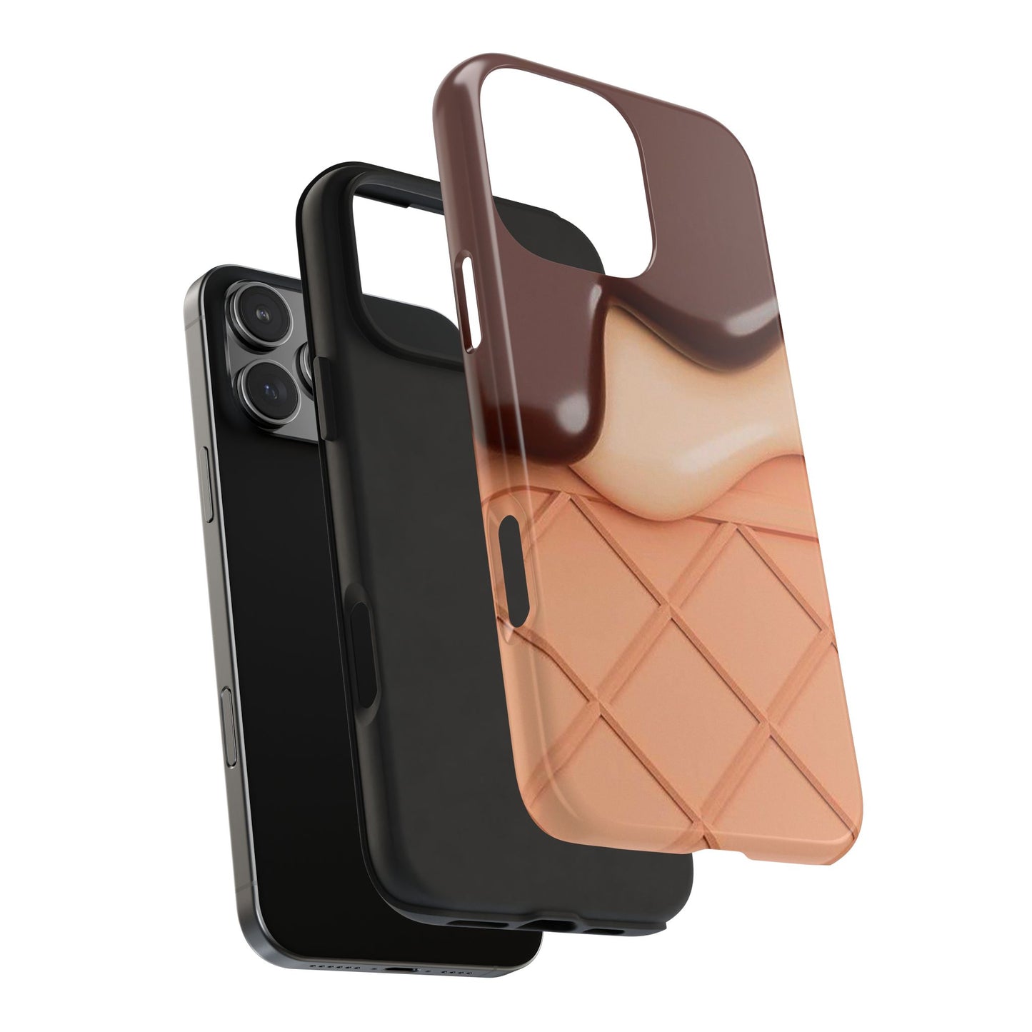 Ice cream drip Tough Phone Cases