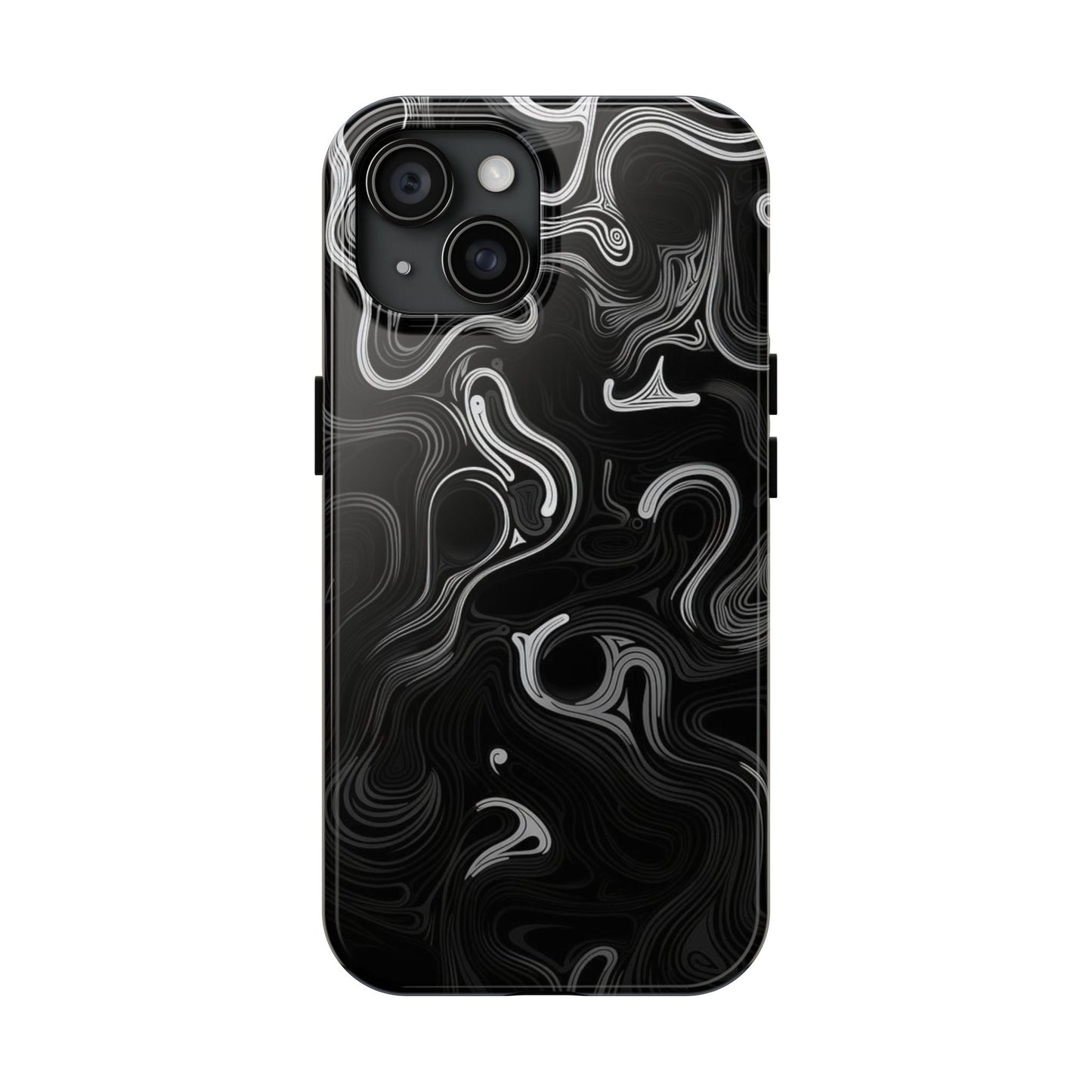 Black & White Tough Phone Case