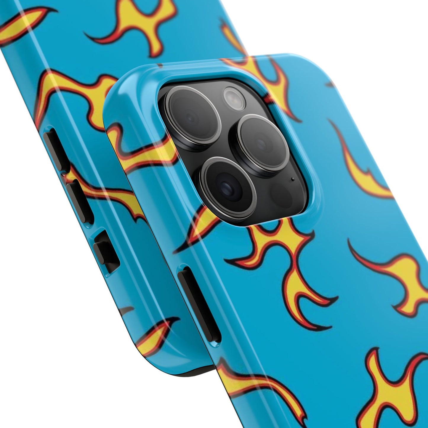 Blue Flame tough phone case