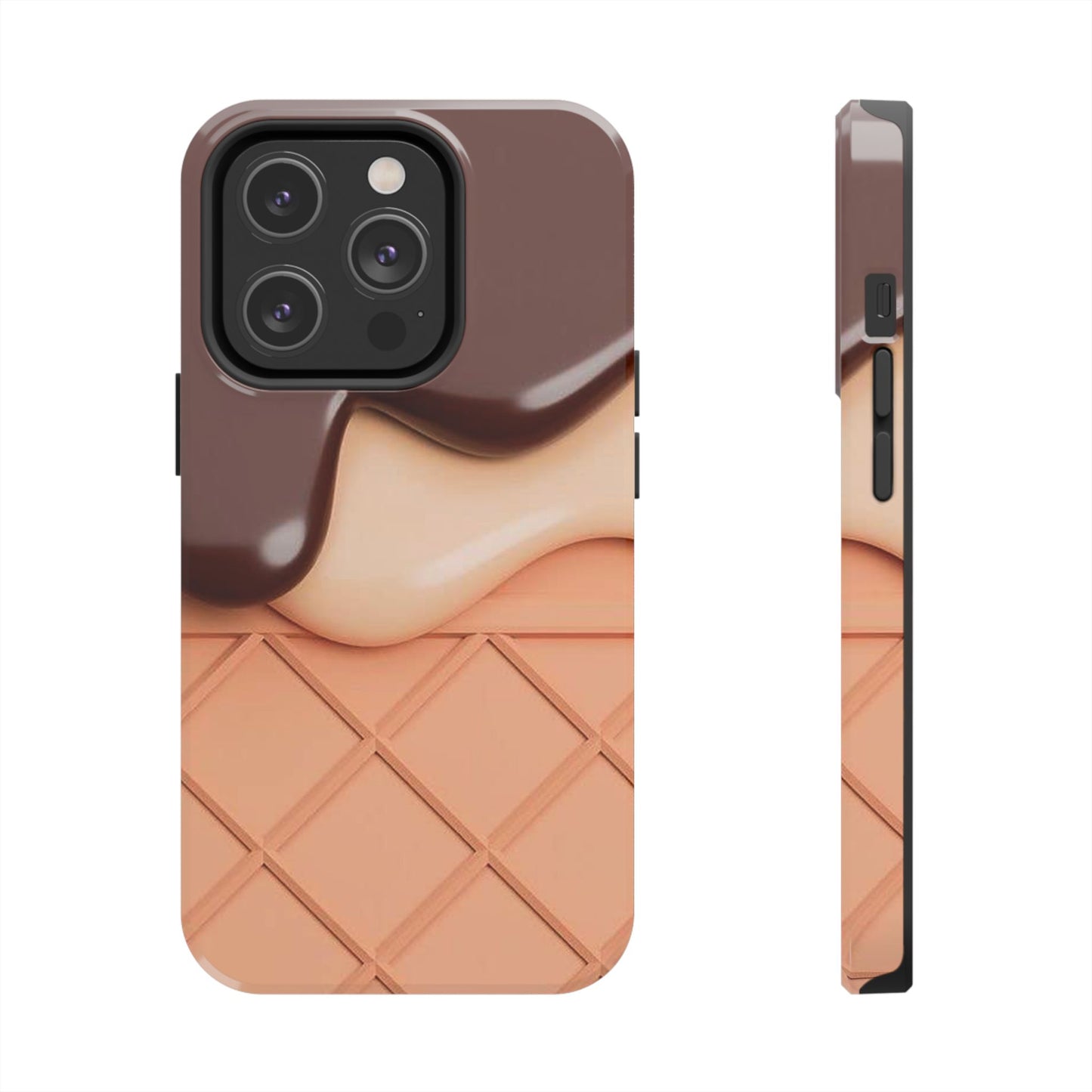 Ice cream drip Tough Phone Cases