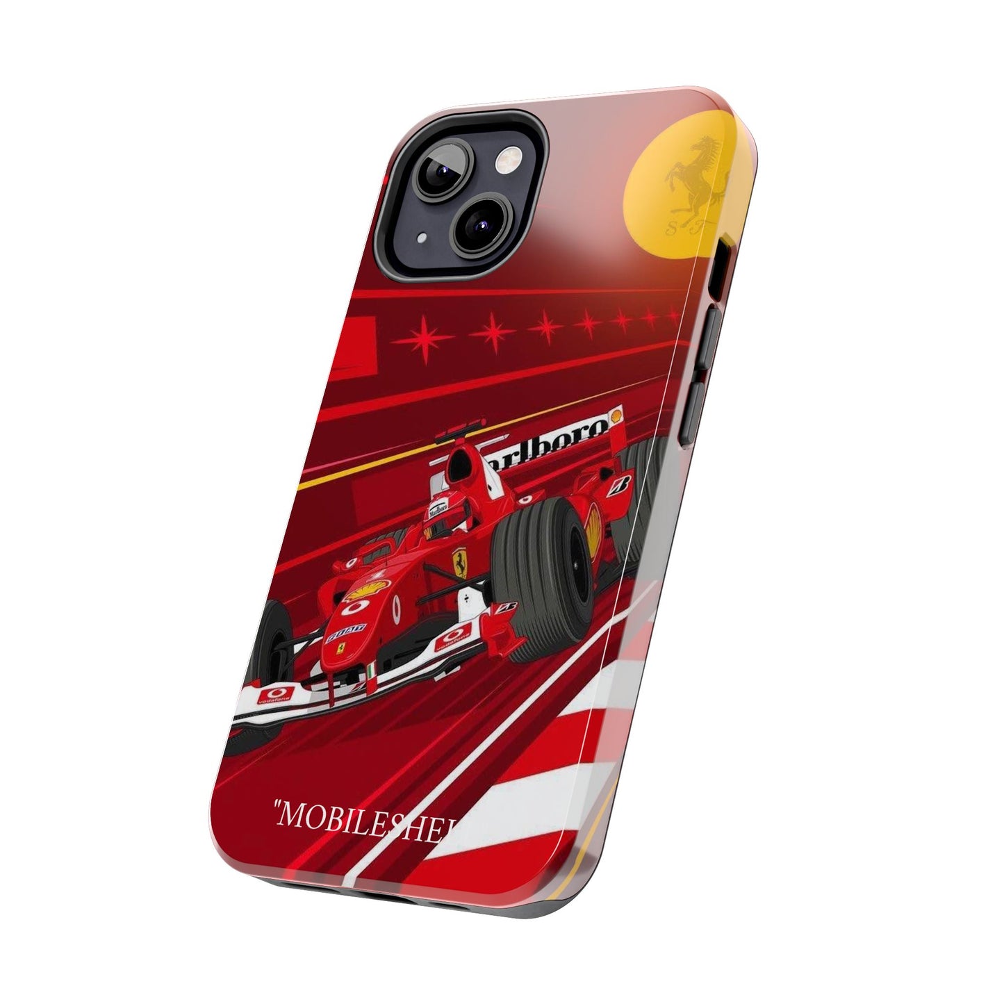 F1 Ferrari team car tough phone case