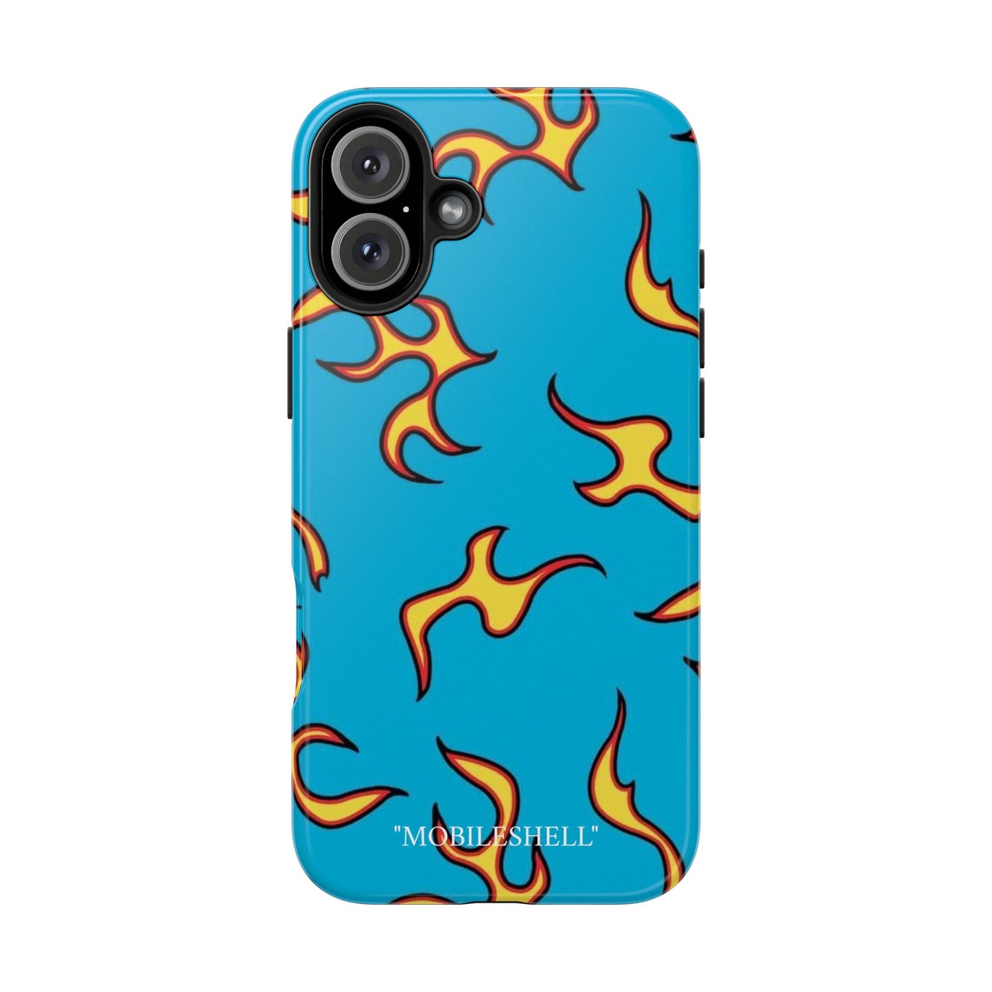 Blue Flame tough phone case