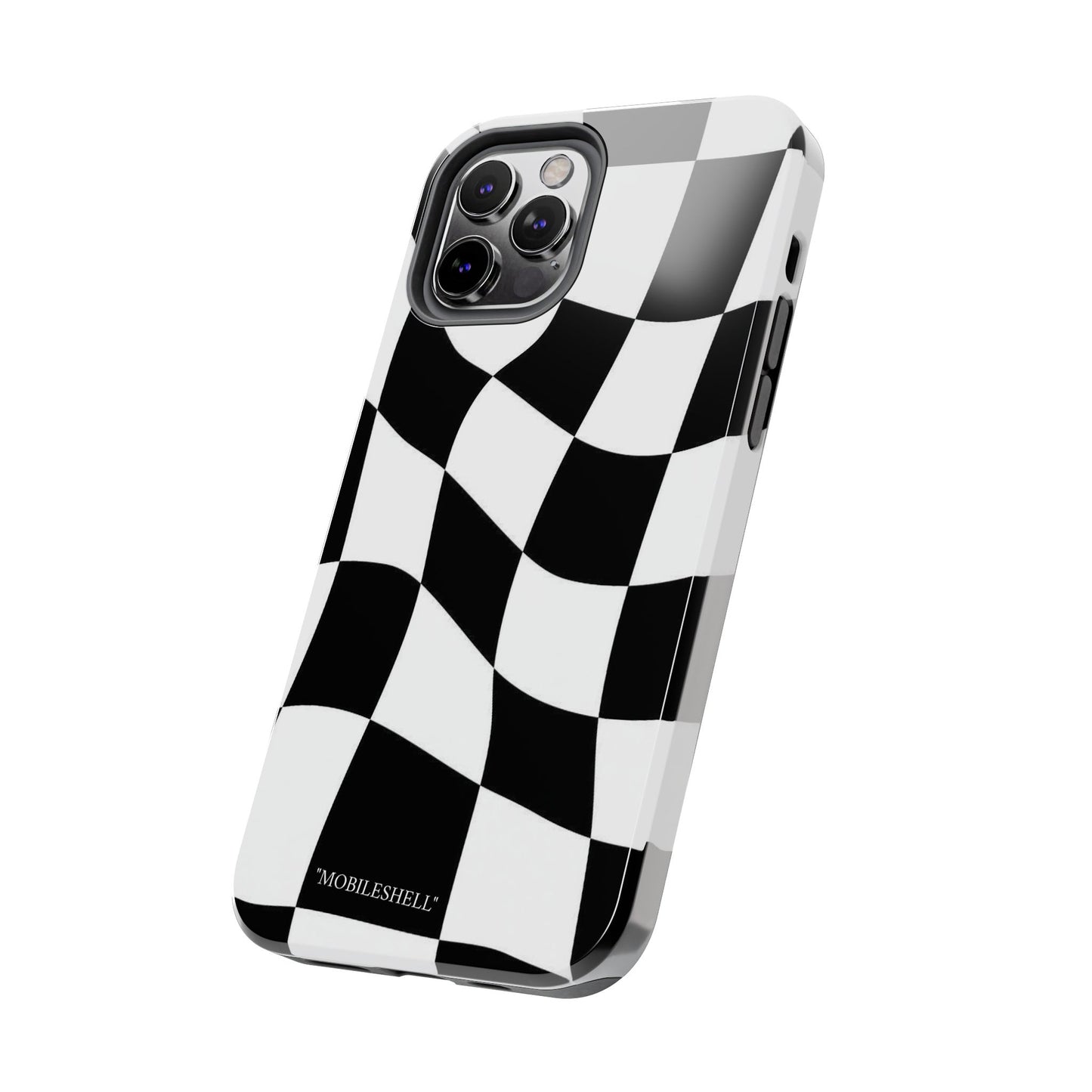 Checkers B&W tough phone case