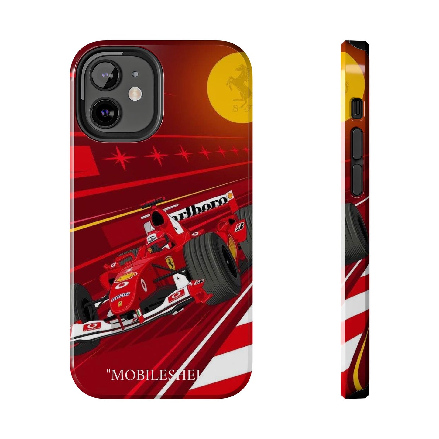 F1 Ferrari team car tough phone case