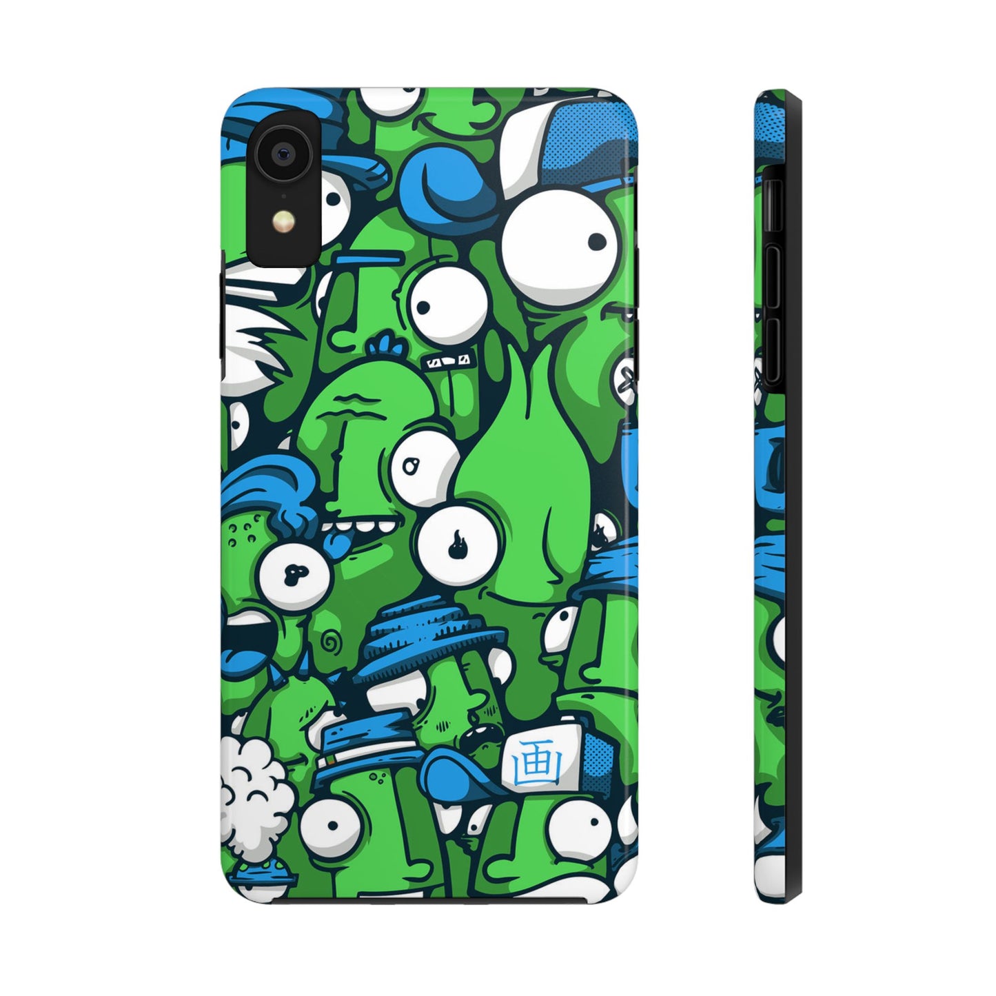 Whimsical Green Monster Phone Case