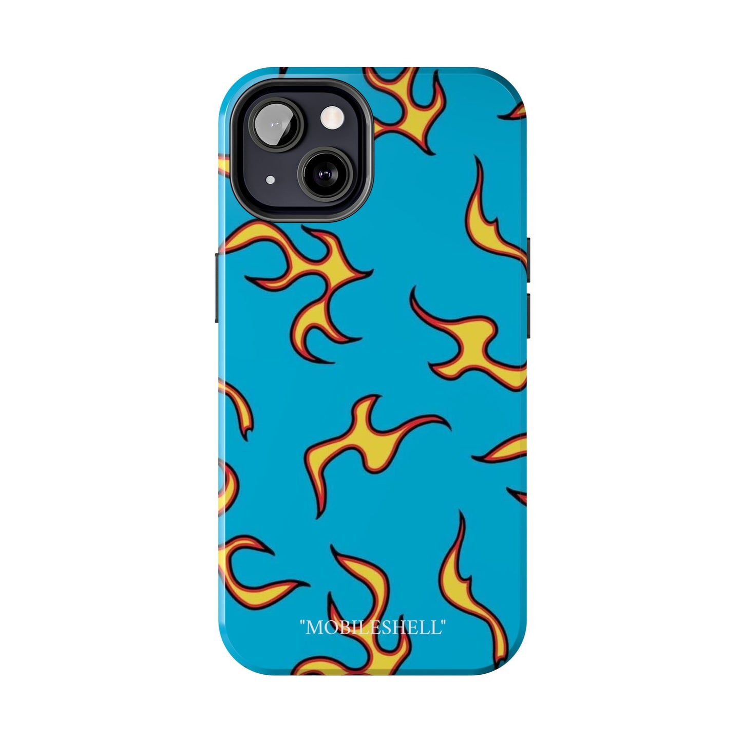 Blue Flame tough phone case