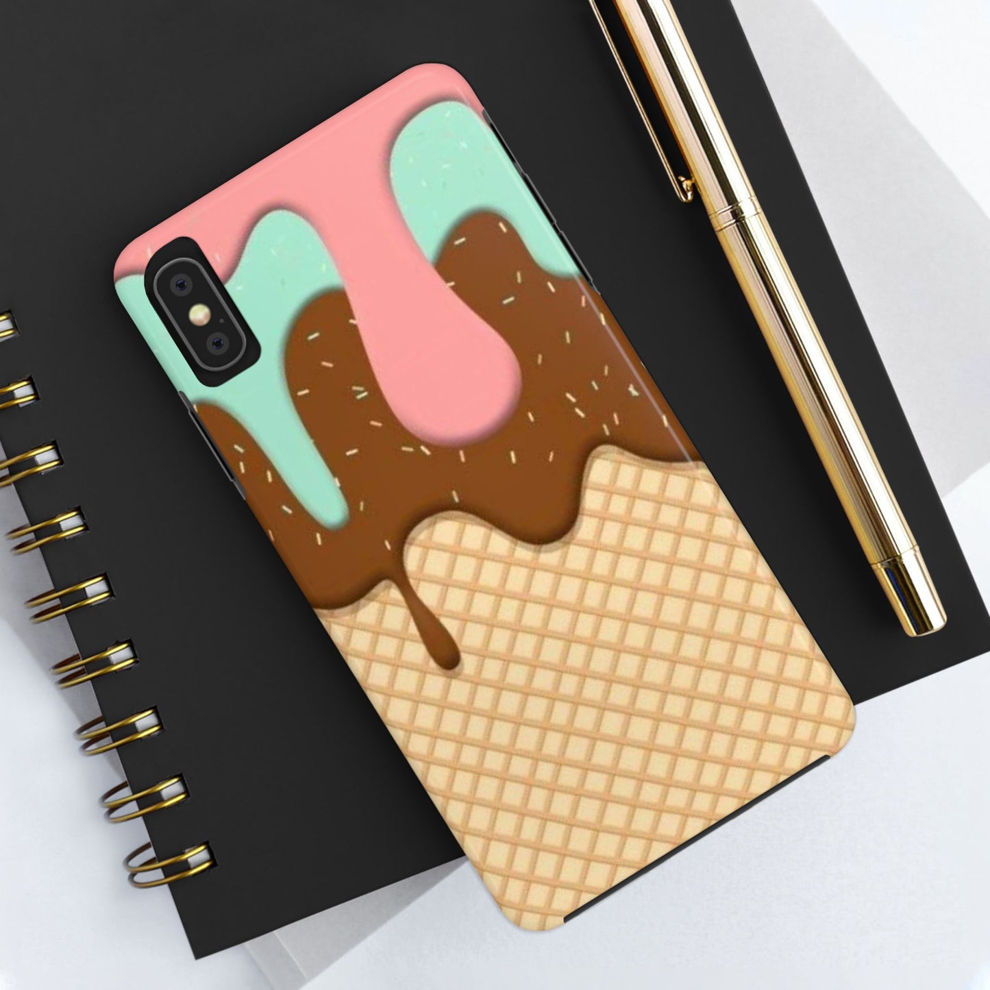 Ice Cream Drip Tough Phone Case