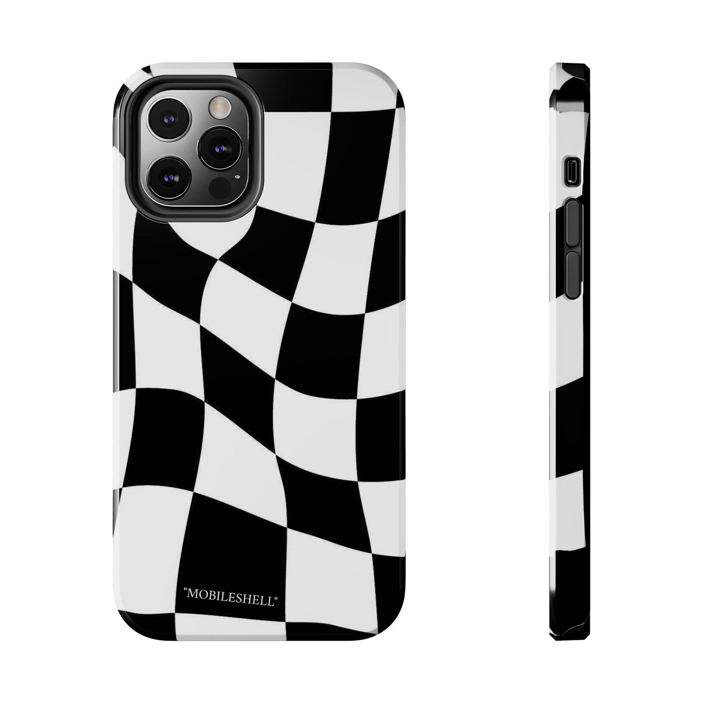 Checkers B&W tough phone case