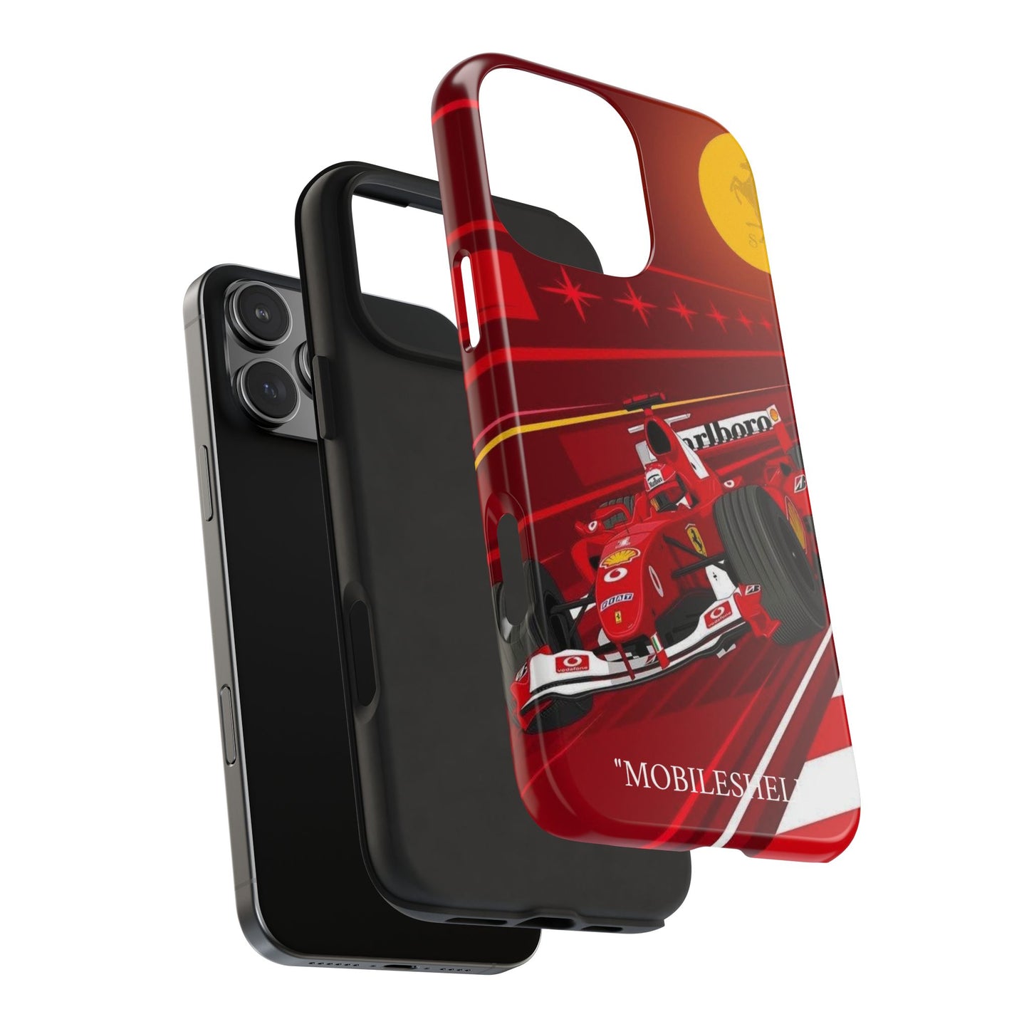 F1 Ferrari team car tough phone case