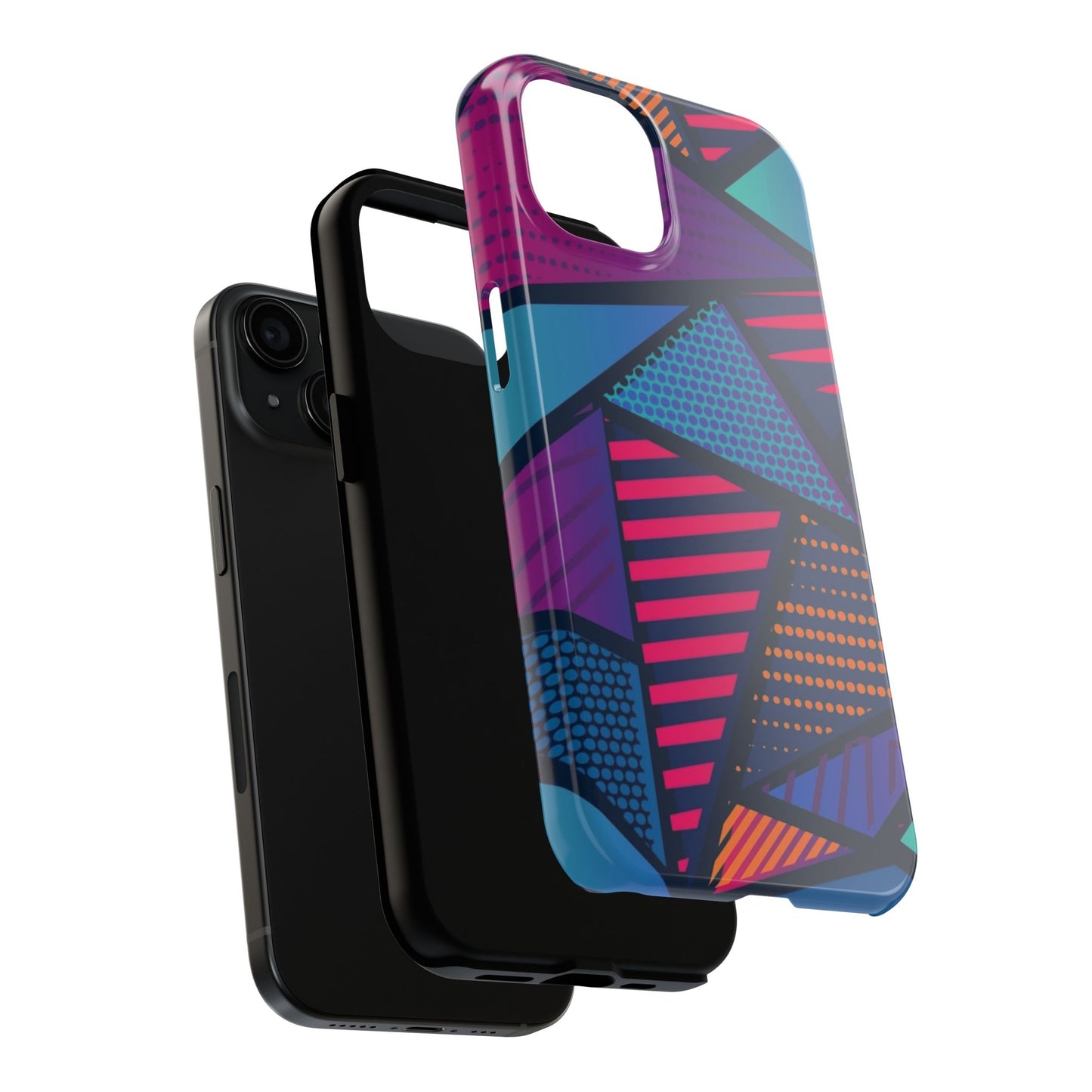 Vibrant Geometric Tough Phone Case