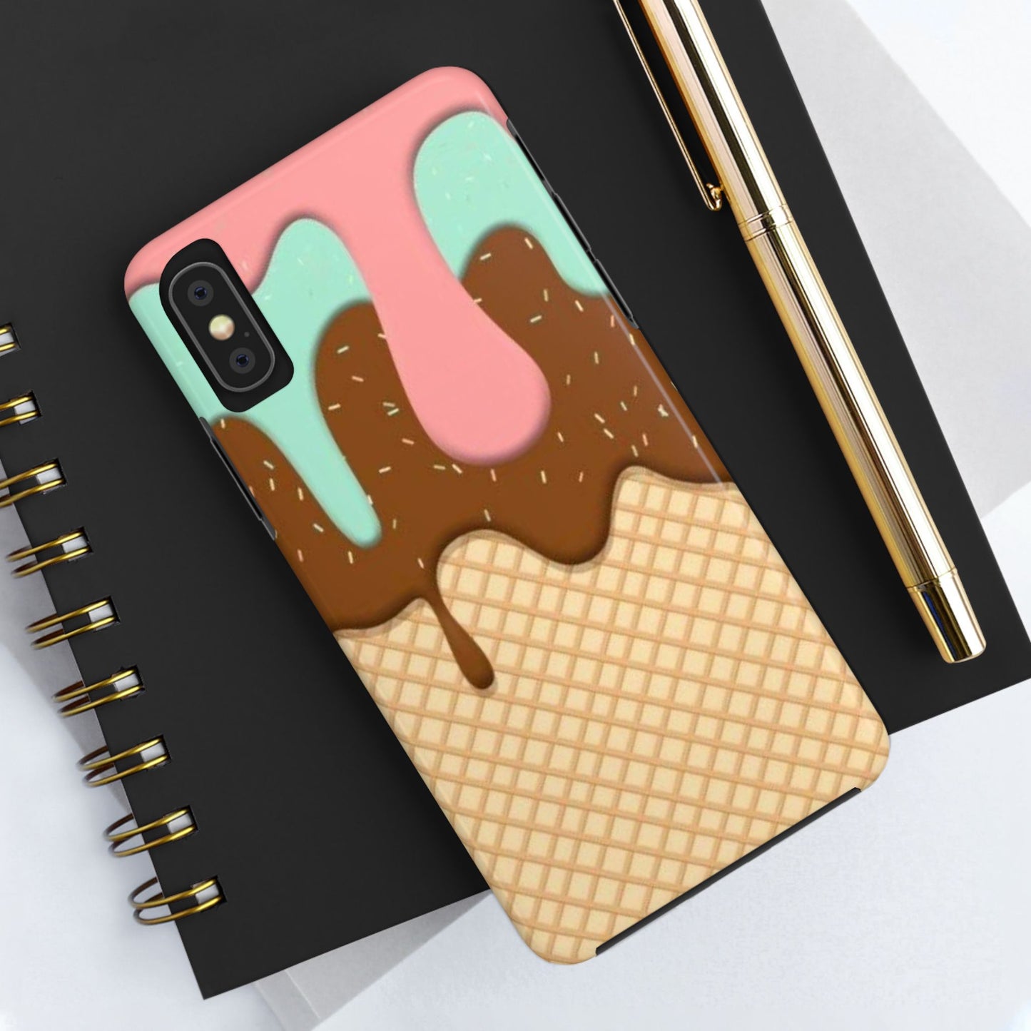 Ice Cream Drip Tough Phone Case