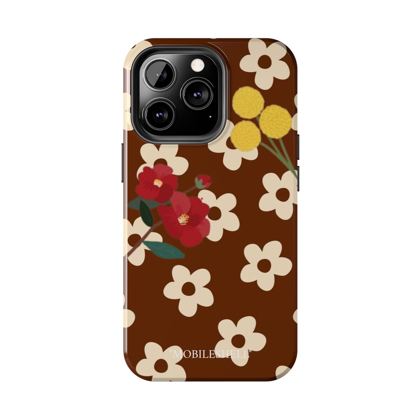 Flower vibe tough phone case