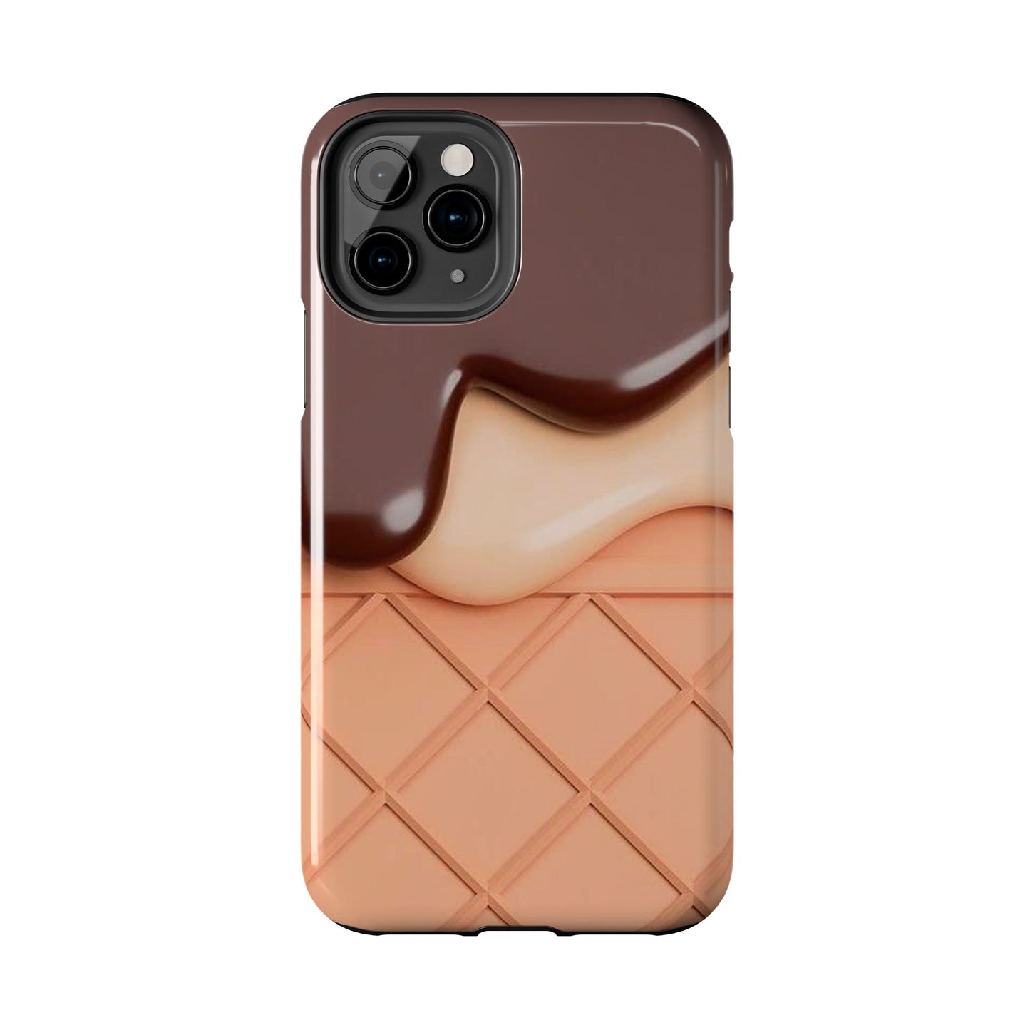 Ice cream drip Tough Phone Cases