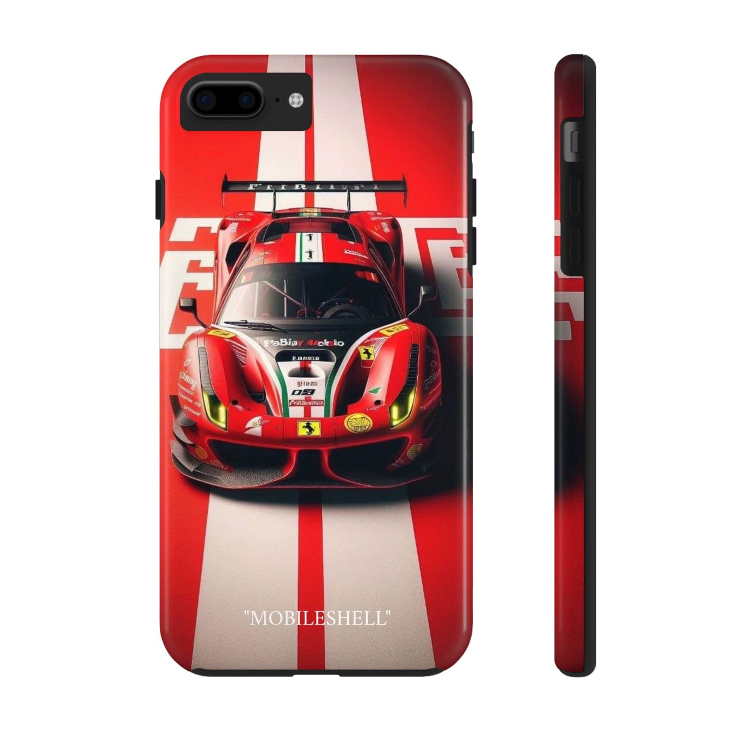 Red Ferrari tough phone case