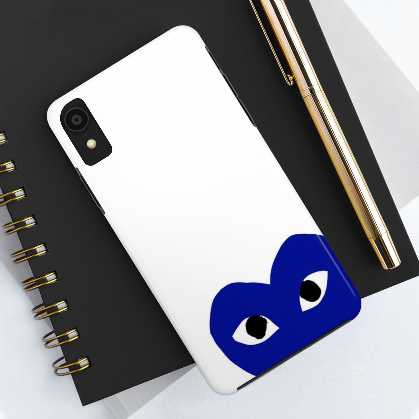 Blue Heart Tough Phone Case