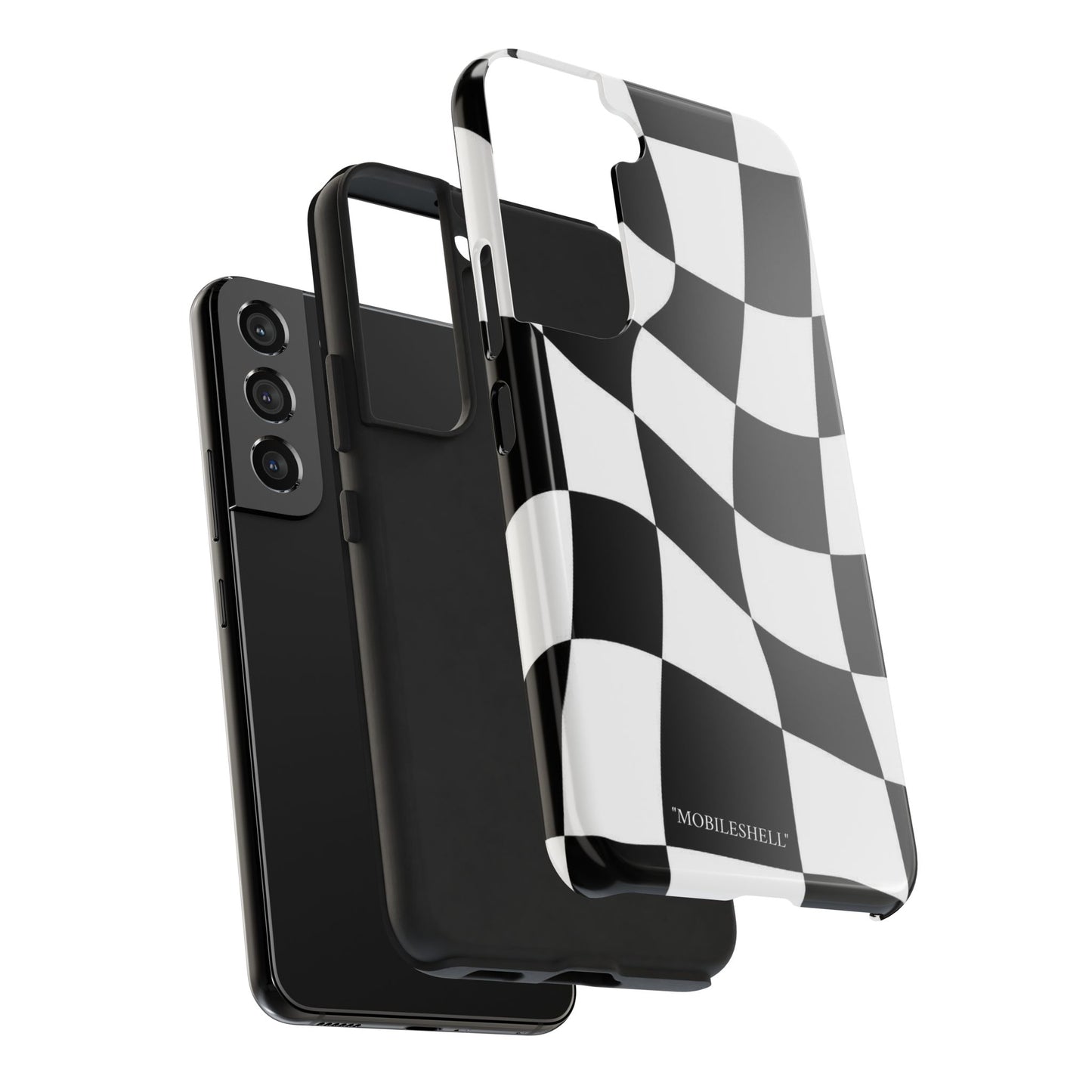 Checkers B&W tough phone case