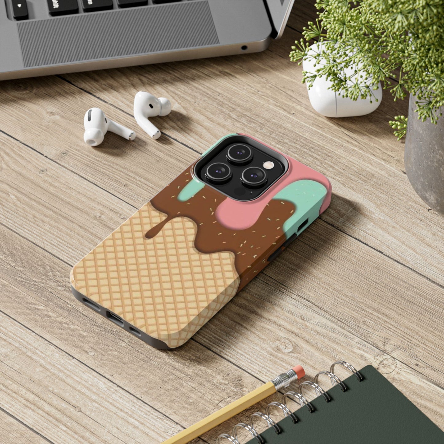 Ice Cream Drip Tough Phone Case