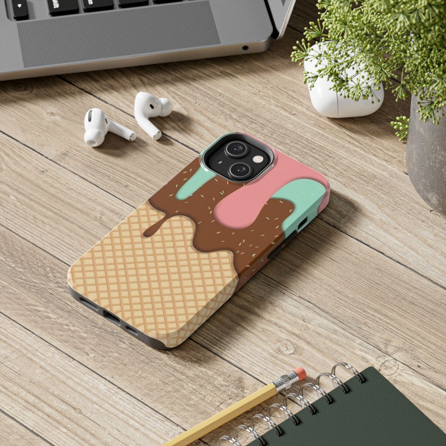 Ice Cream Drip Tough Phone Case