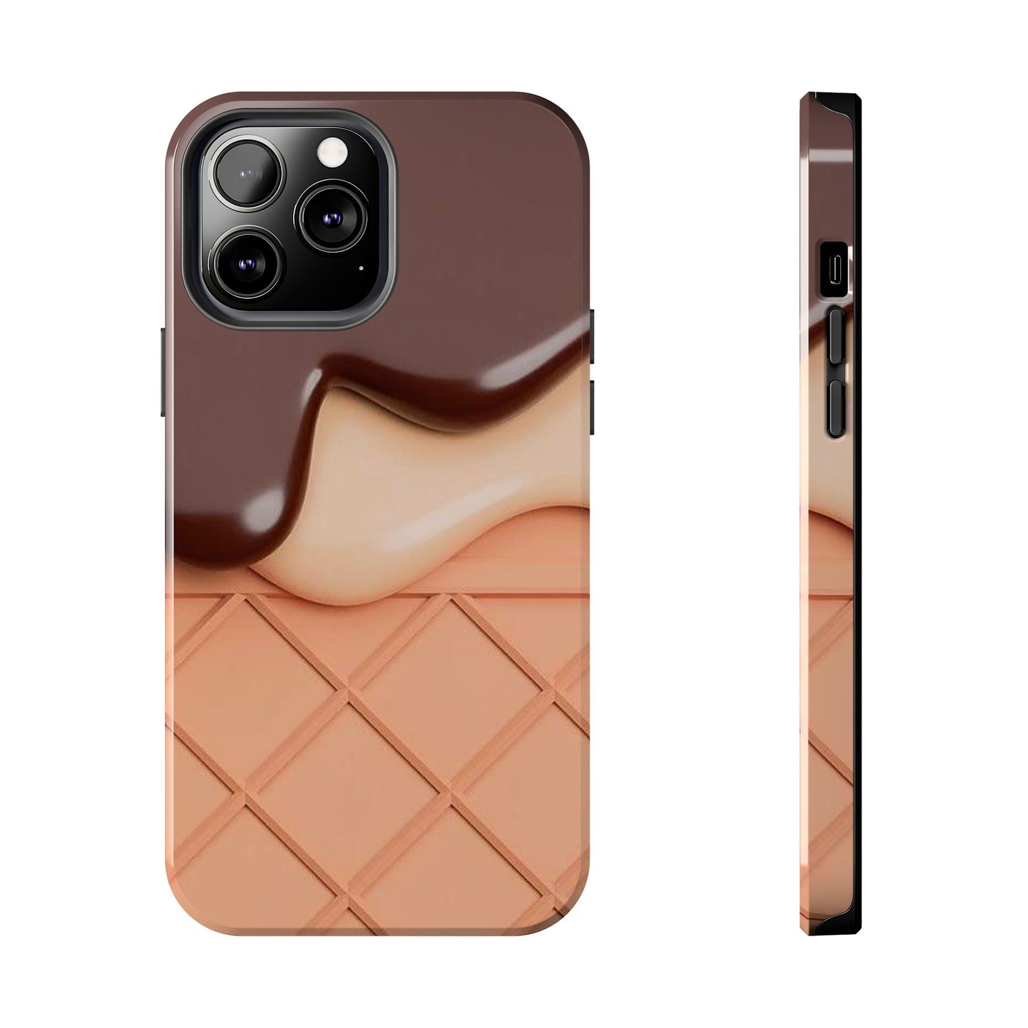 Ice cream drip Tough Phone Cases