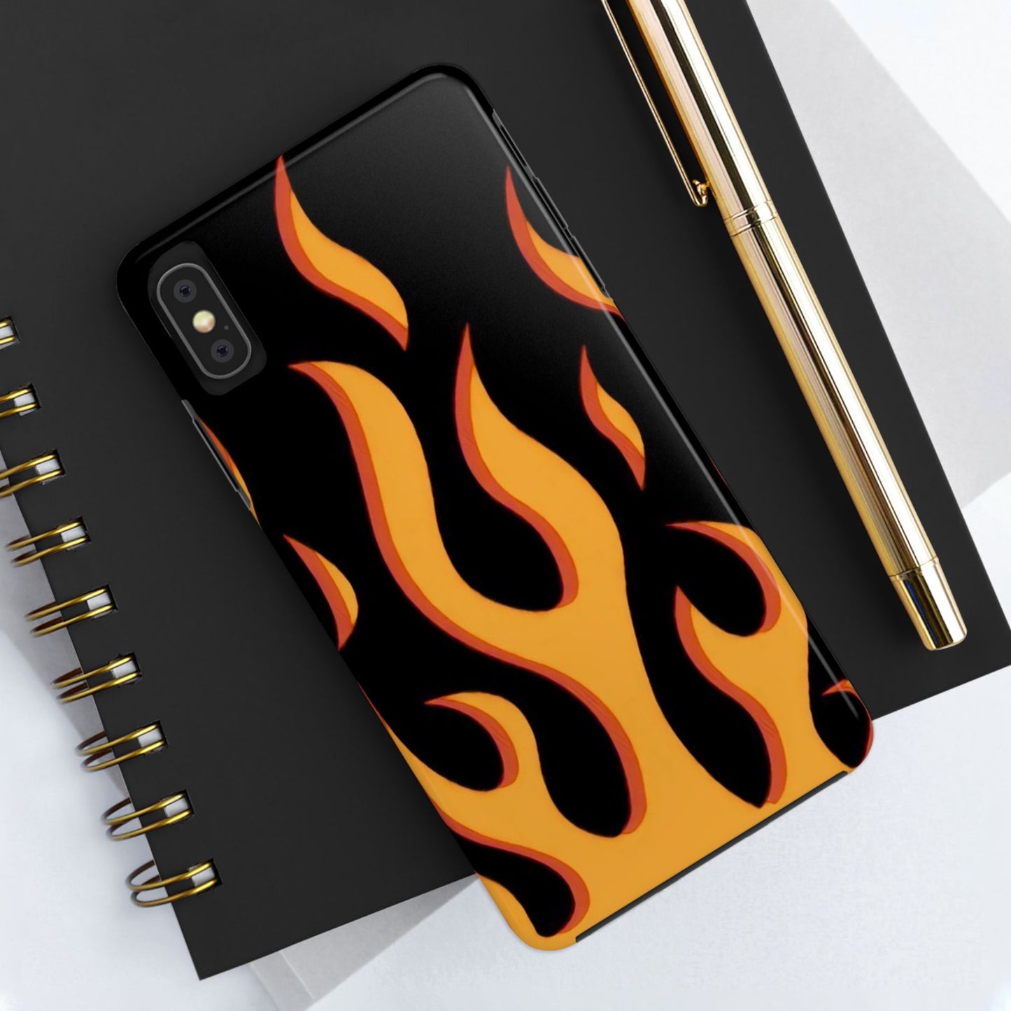 Flame Design Tough Phone Case