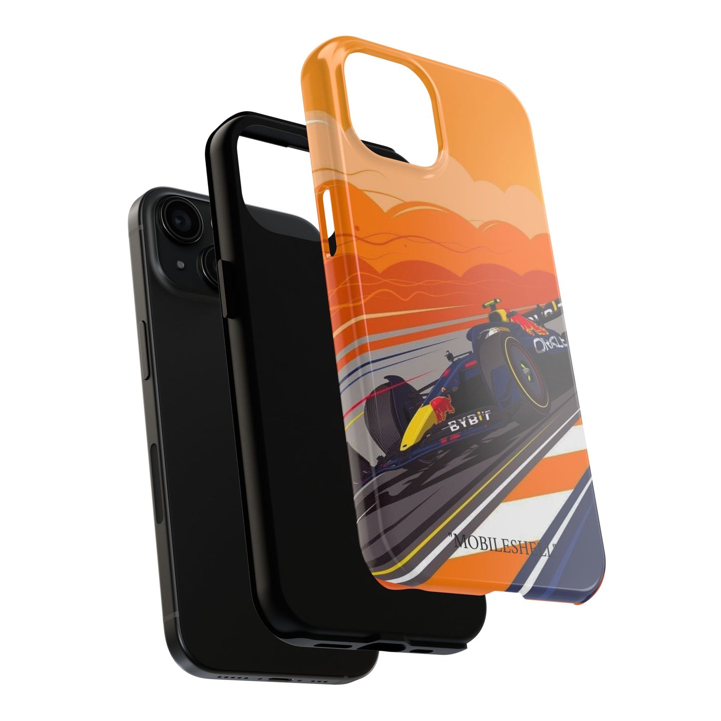 F1 Redbull cartoon tough phone case