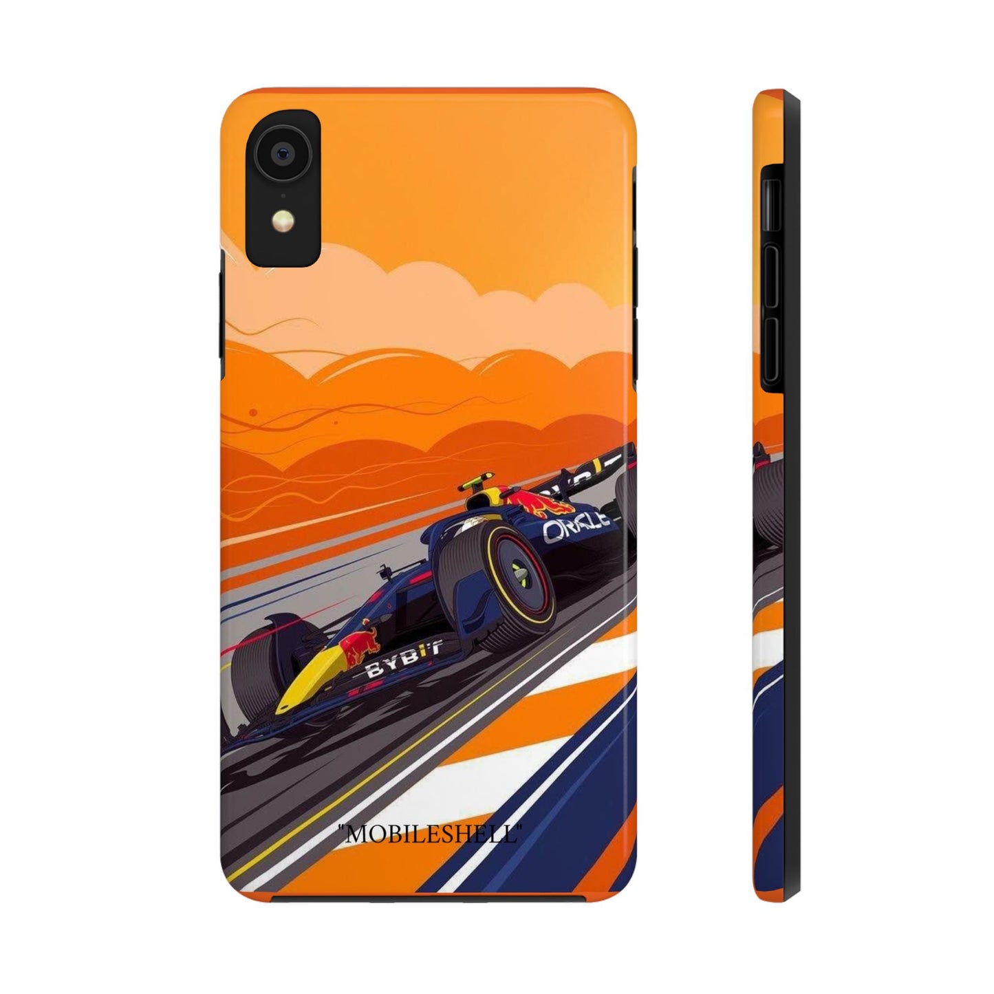 F1 Redbull cartoon tough phone case