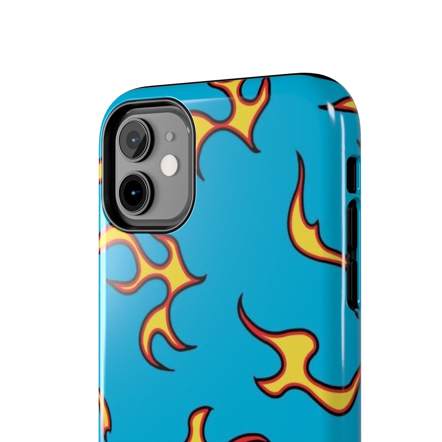 Blue Flame tough phone case