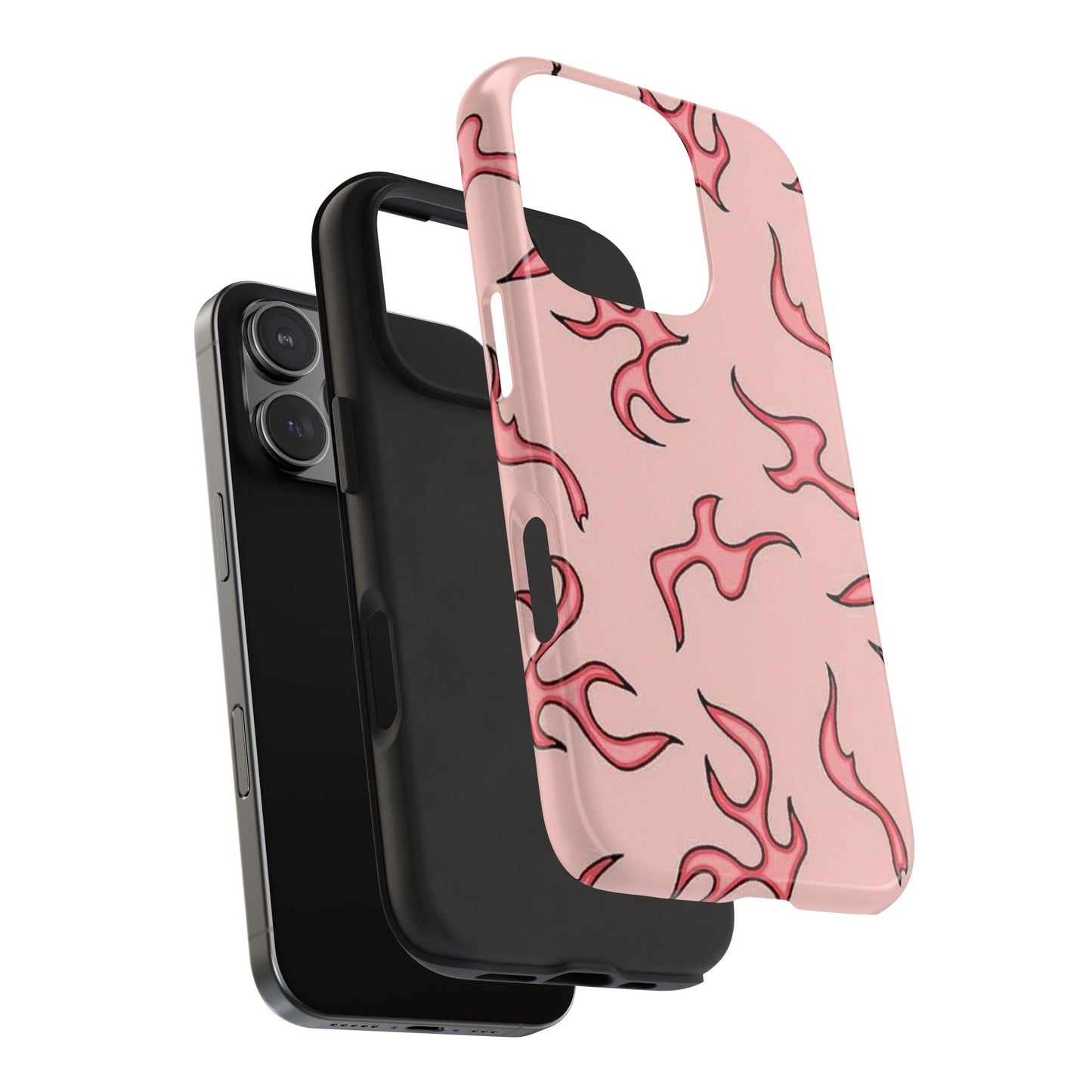 Stylish Flame Tough Phone Case