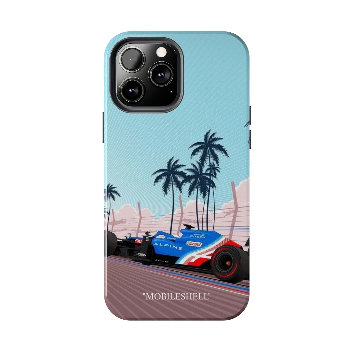 F1 Alpine team car tough phone case