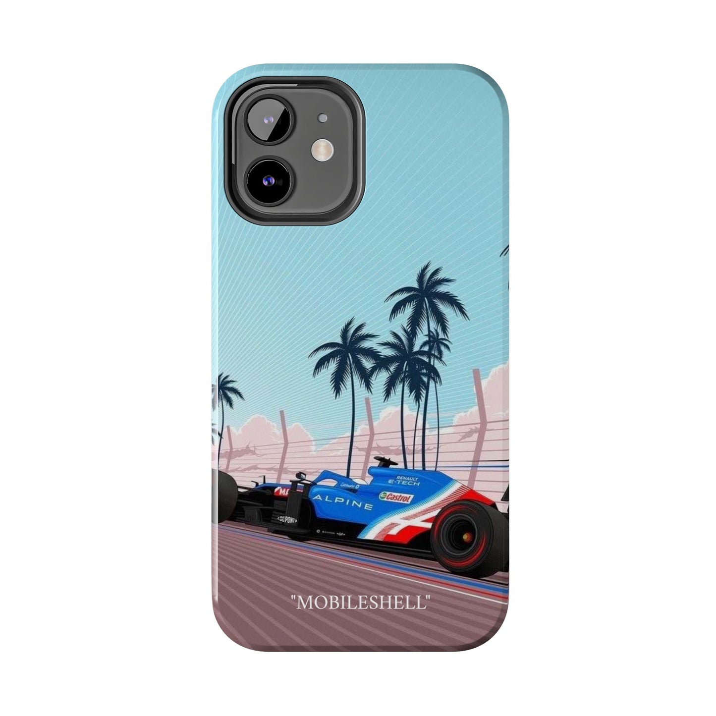 F1 Alpine team car tough phone case