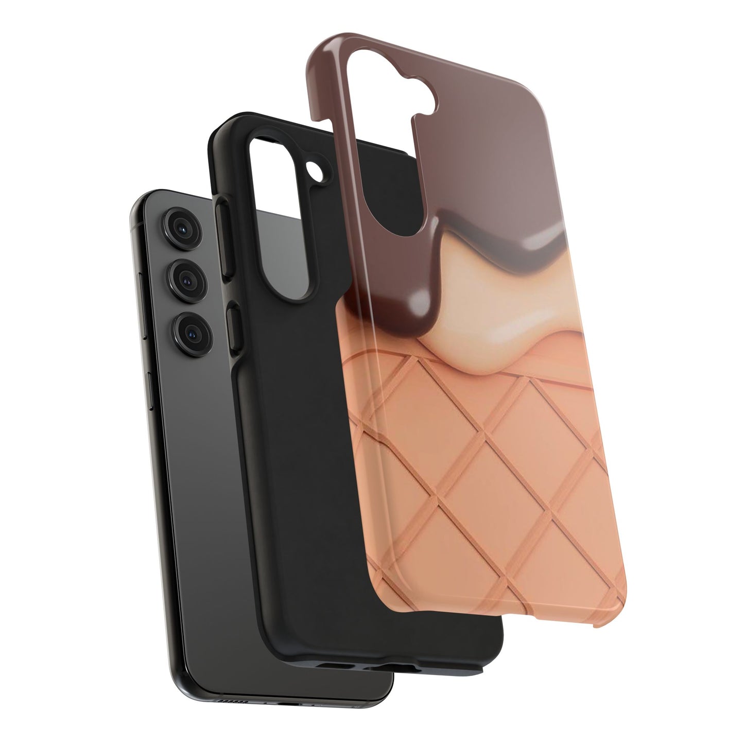 Ice cream drip Tough Phone Cases