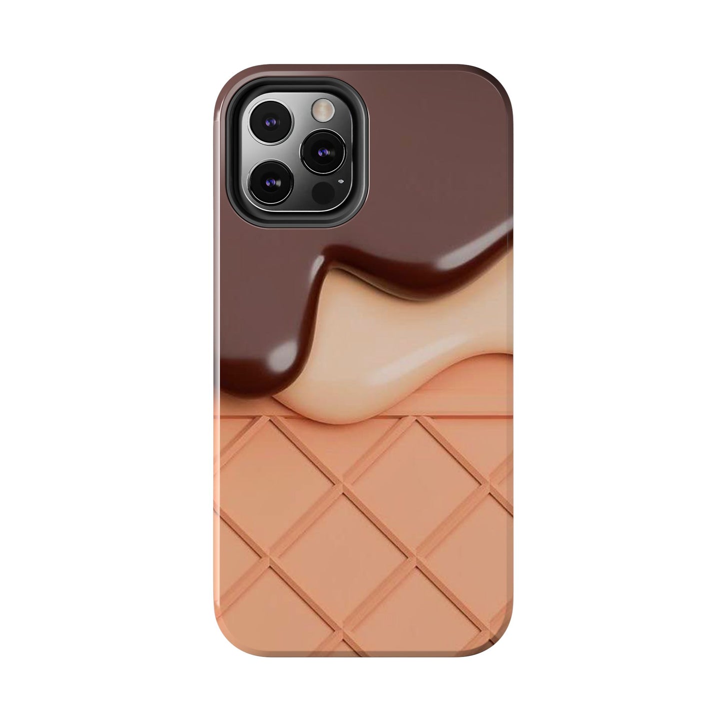 Ice cream drip Tough Phone Cases