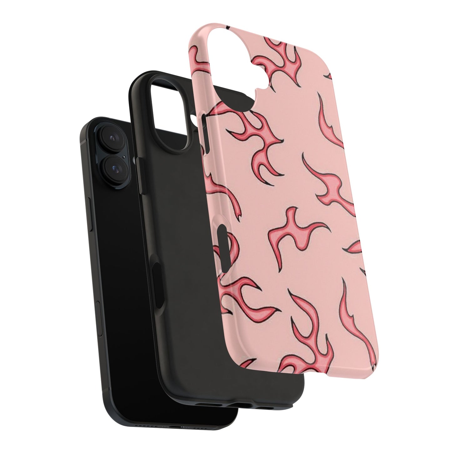 Stylish Flame Tough Phone Case