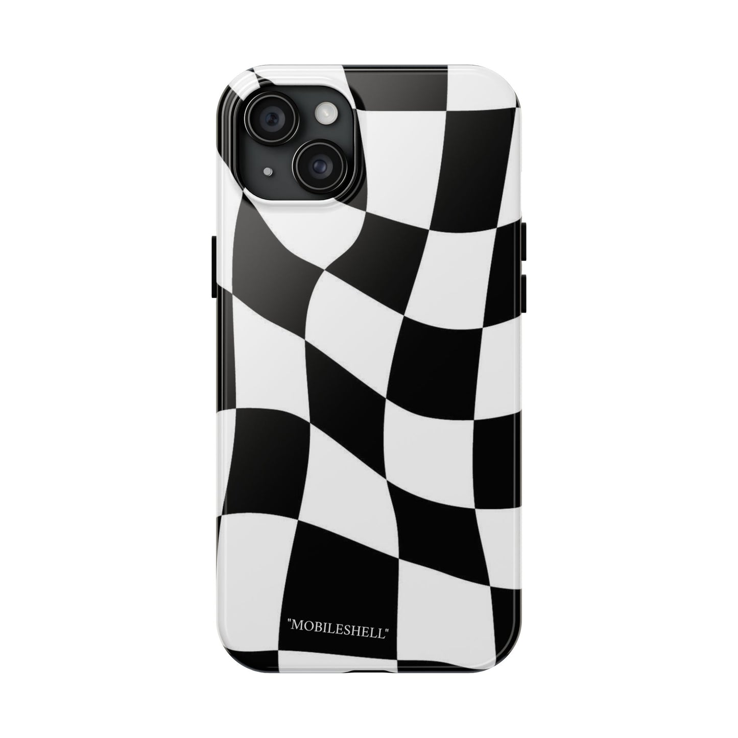 Checkers B&W tough phone case