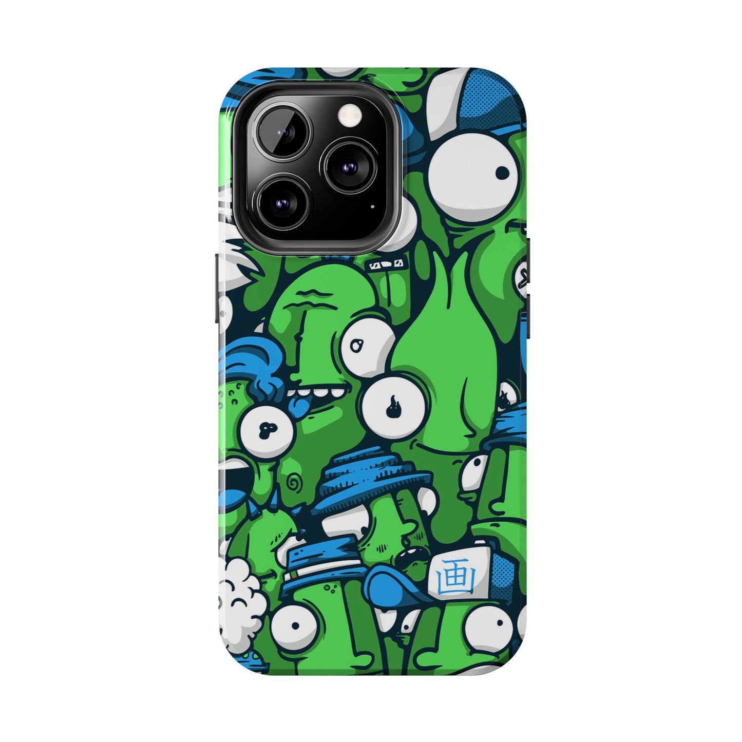 Whimsical Green Monster Phone Case