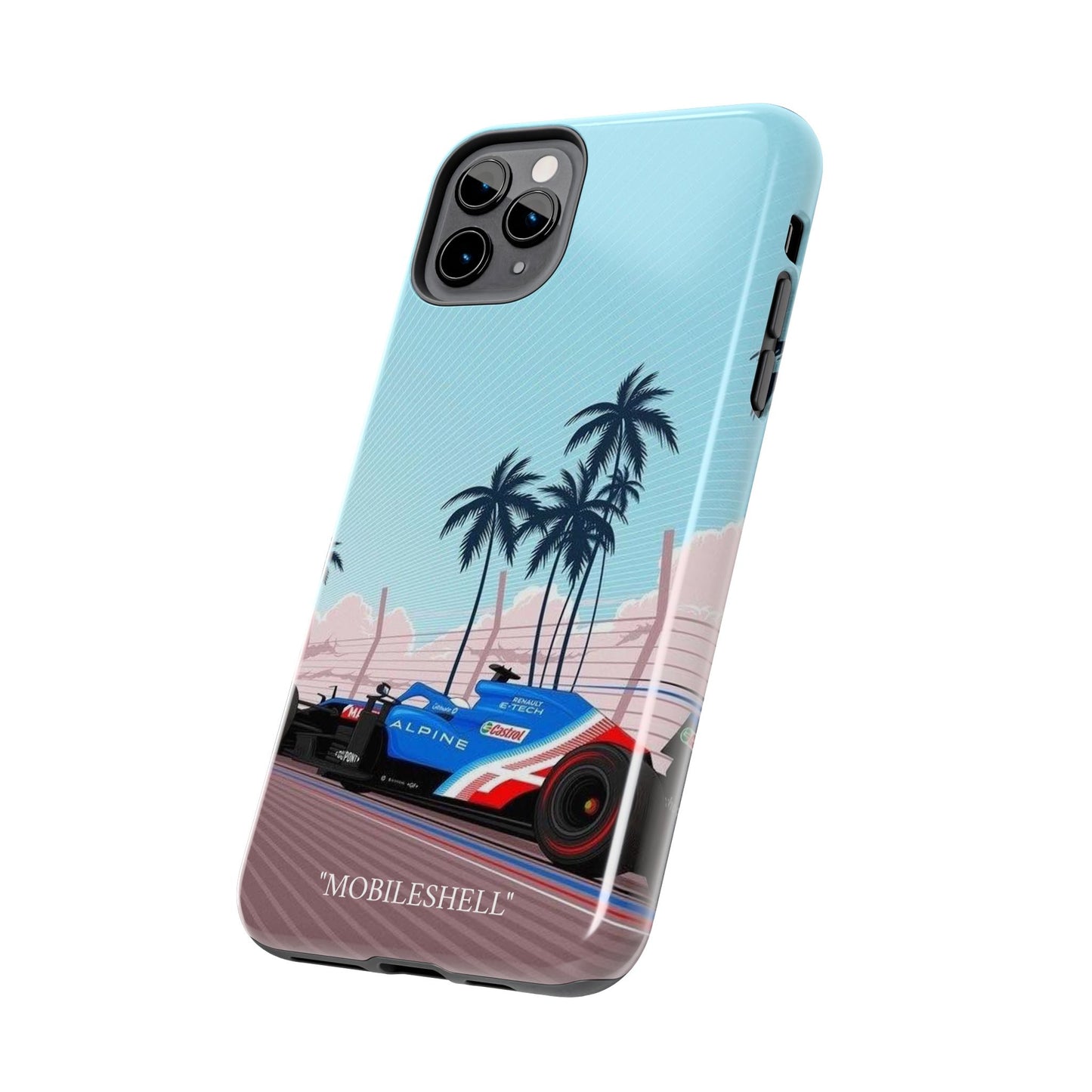 F1 Alpine team car tough phone case