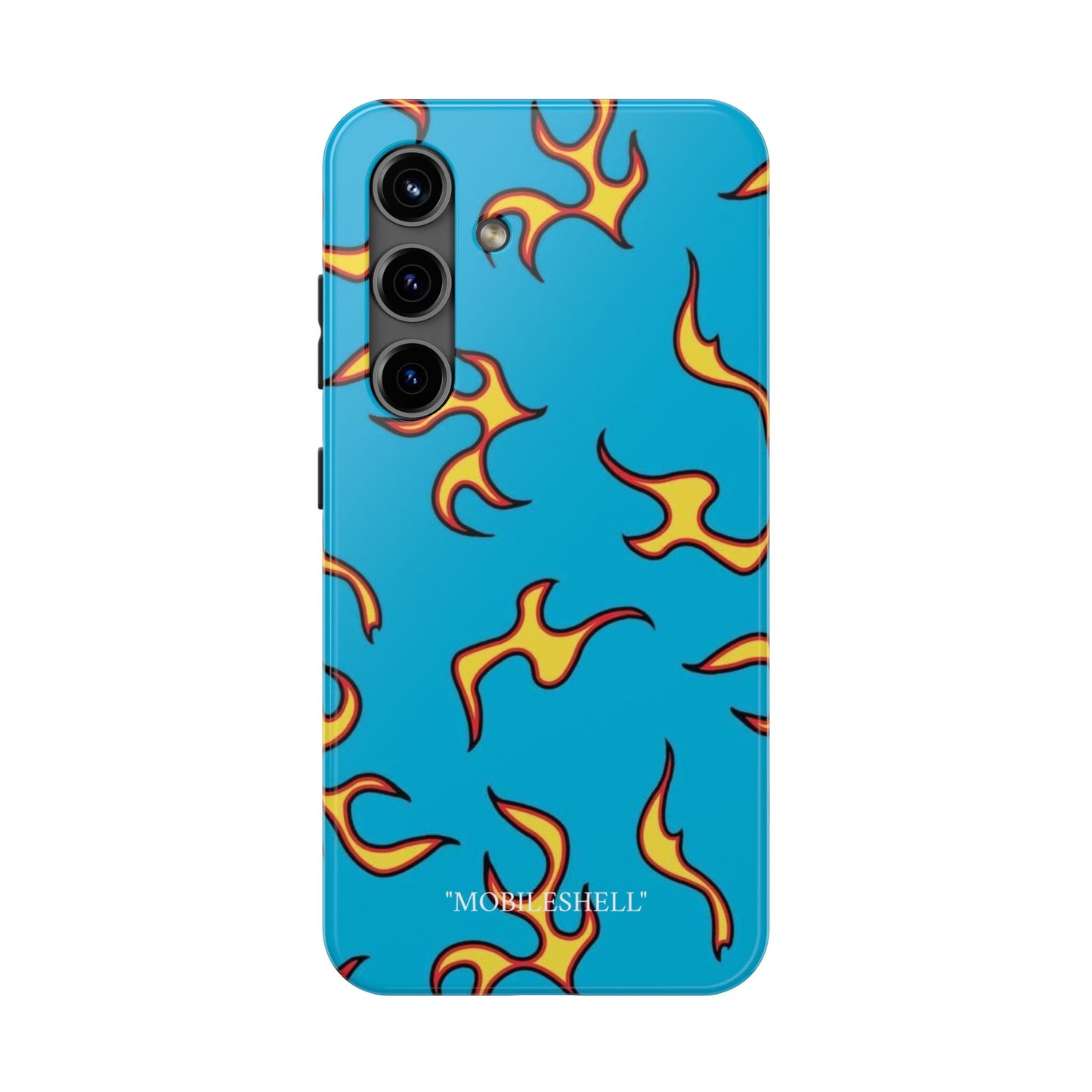 Blue Flame tough phone case