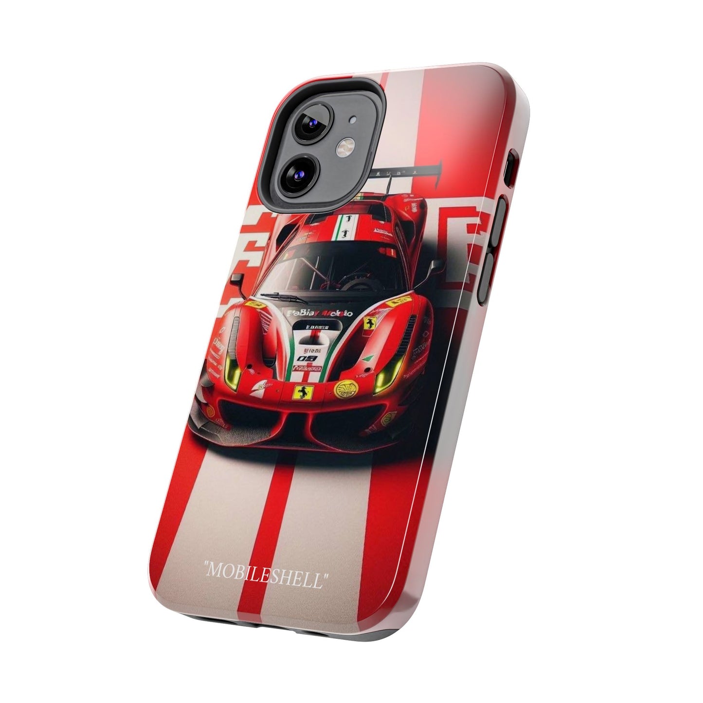 Red Ferrari tough phone case