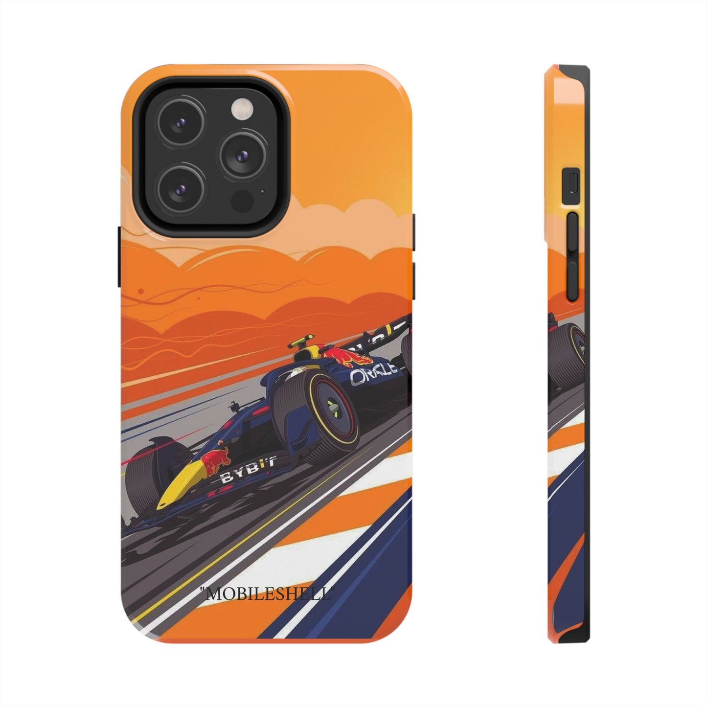 F1 Redbull cartoon tough phone case