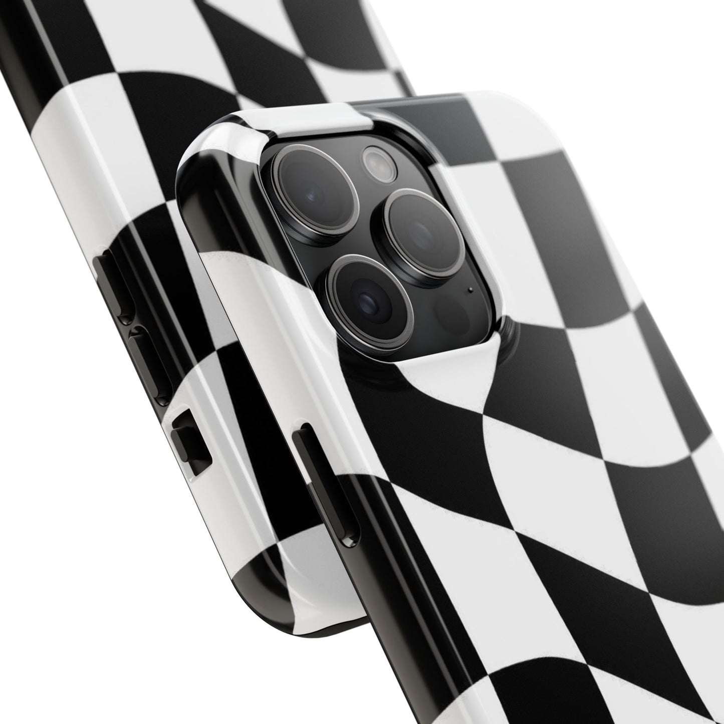 Checkers B&W tough phone case