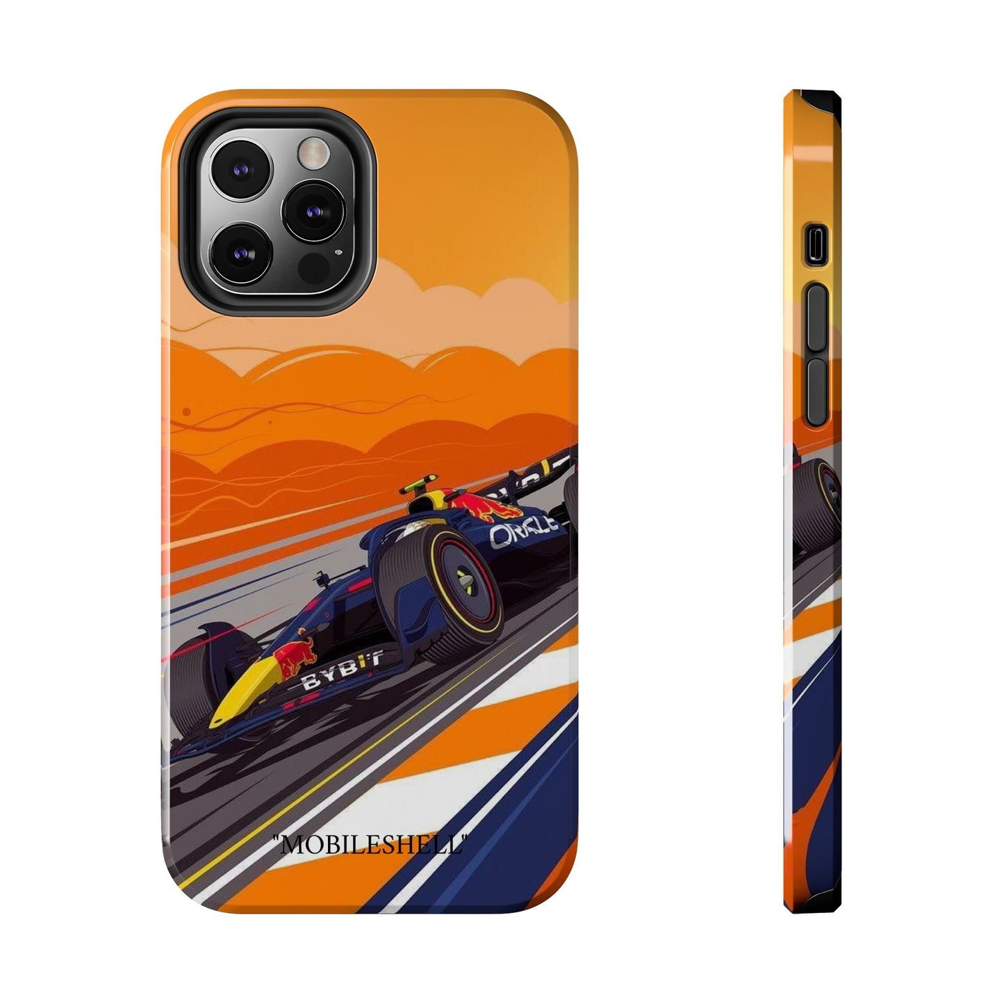 F1 Redbull cartoon tough phone case