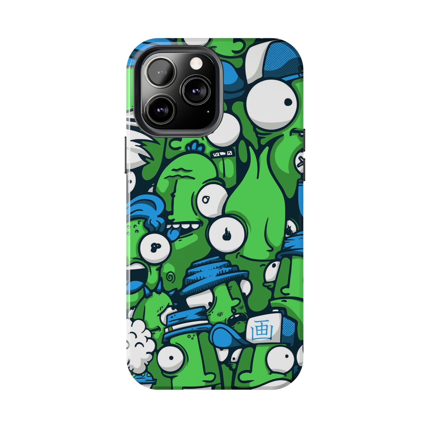 Whimsical Green Monster Phone Case