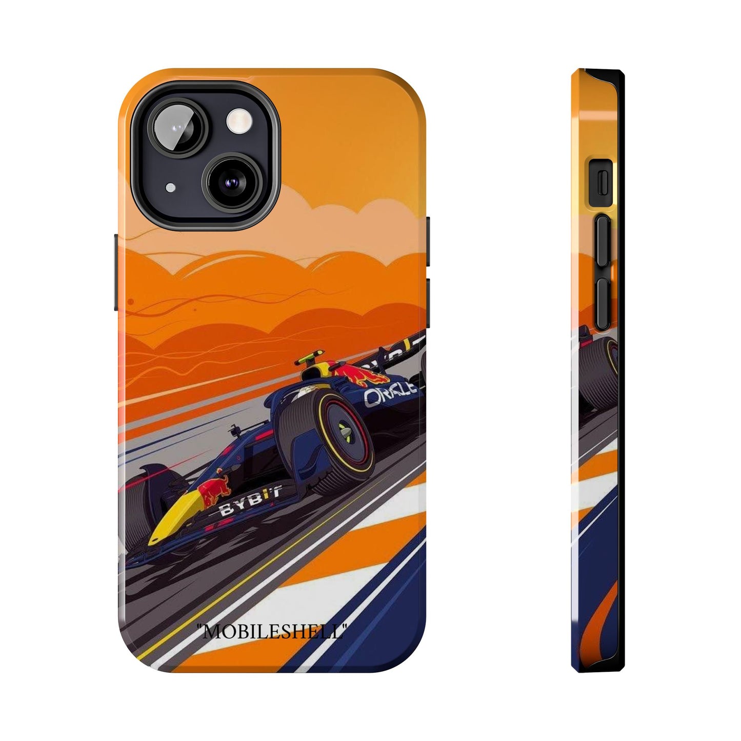 F1 Redbull cartoon tough phone case