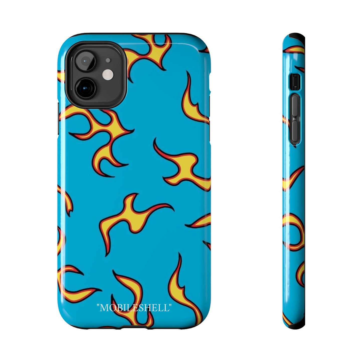 Blue Flame tough phone case