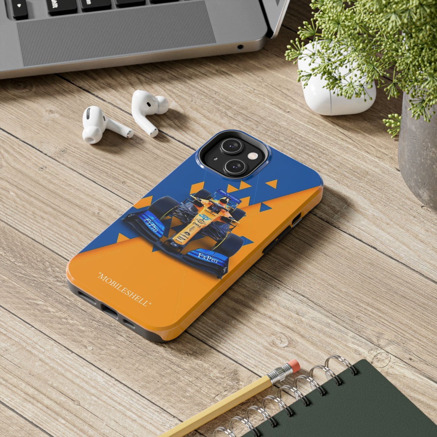 F1 team cartoon tough phone case